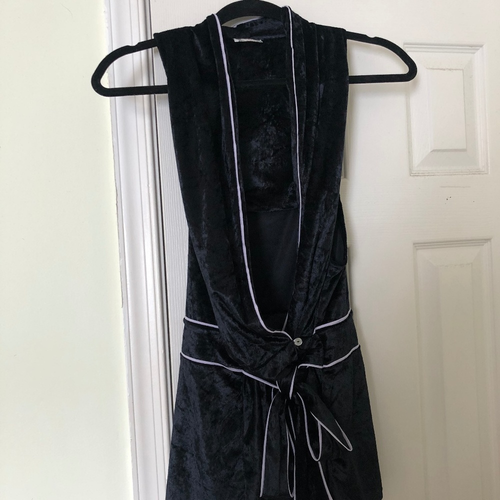 Free People Velvet Wrap Top
